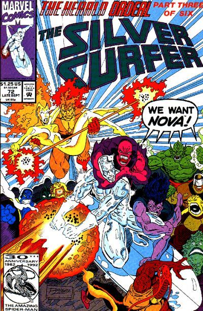 Silver Surfer #72, couverture