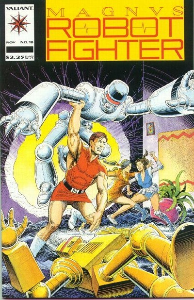Magnus Robot Fighter #18, couverture