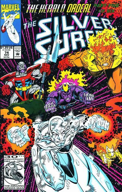 Silver Surfer #74, couverture