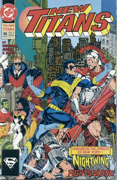 New Titans #95, couverture