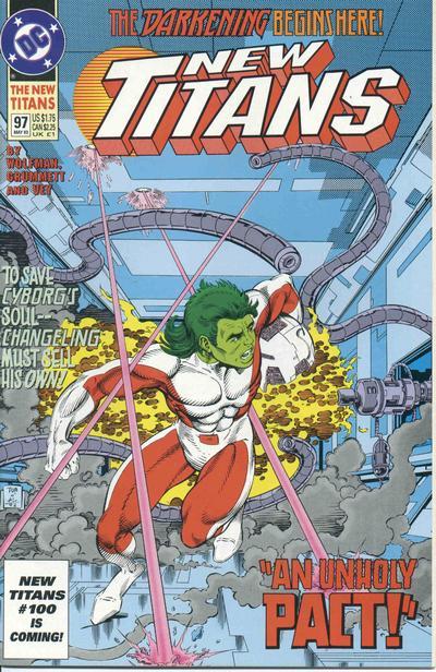New Titans #97, couverture