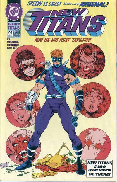 New Titans #99, couverture