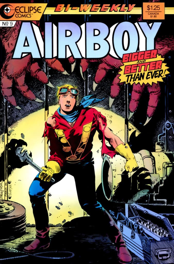 Airboy #9, couverture