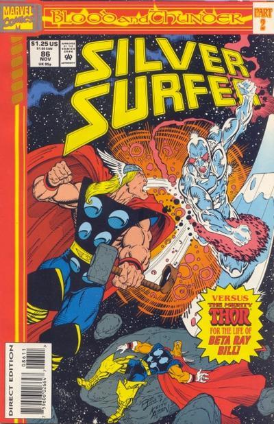 Silver Surfer #86, couverture