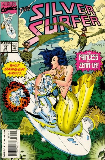 Silver Surfer #91, couverture