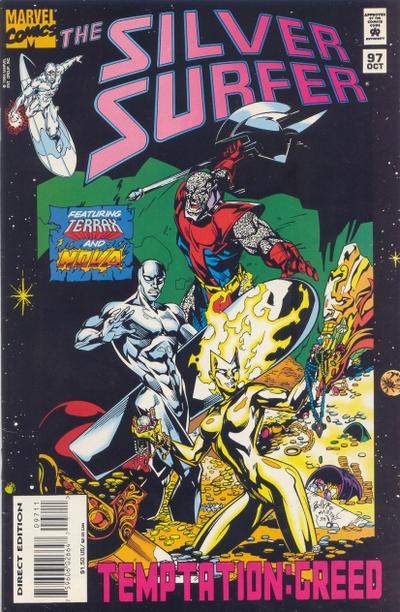 Silver Surfer #97, couverture