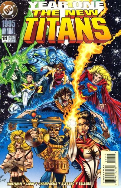 New Titans Annual #11, couverture