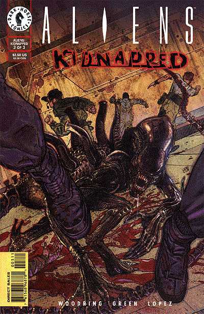 Aliens: Kidnapped #3, couverture
