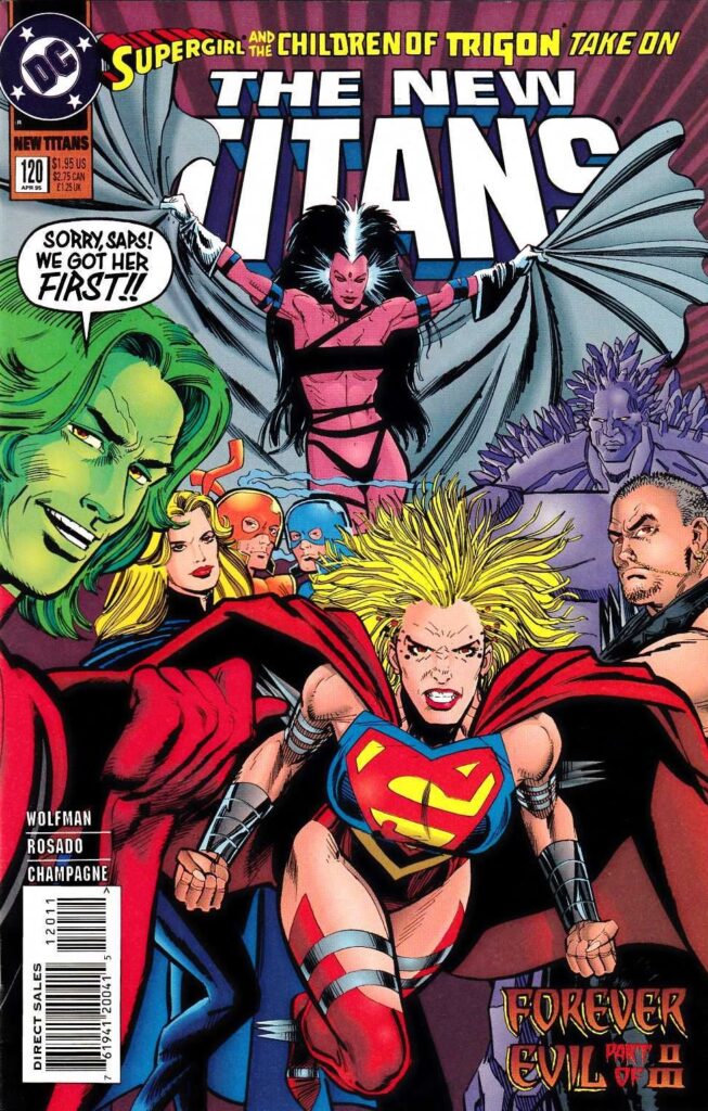 New Titans #120, couverture