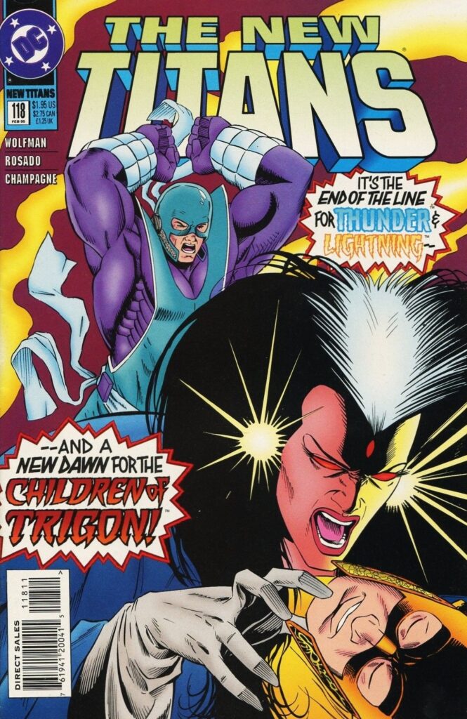 New Titans #118, couverture