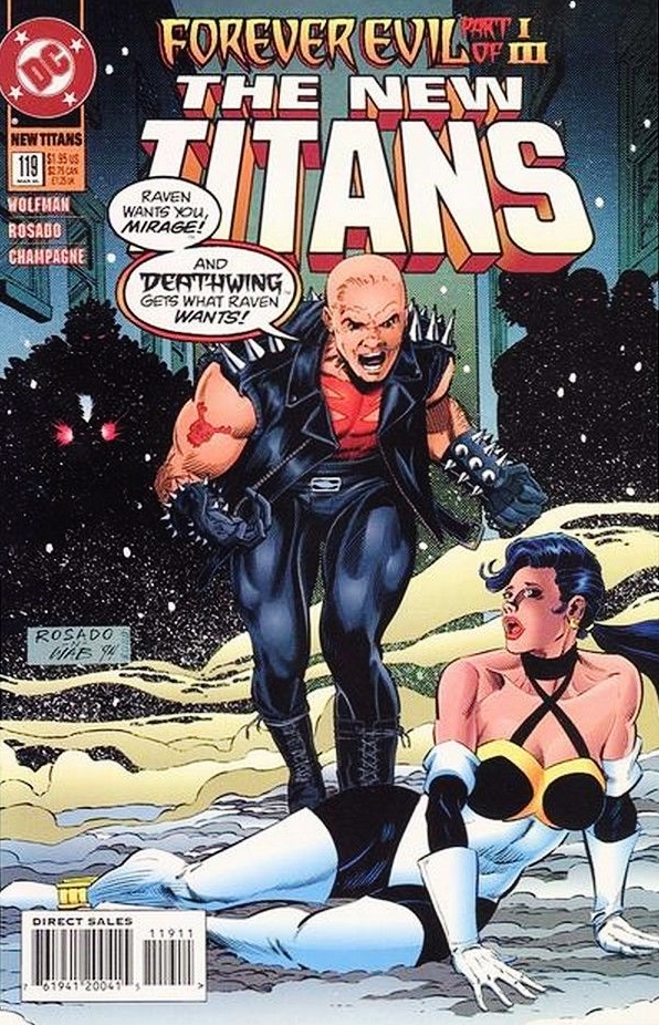 New Titans #119, couverture