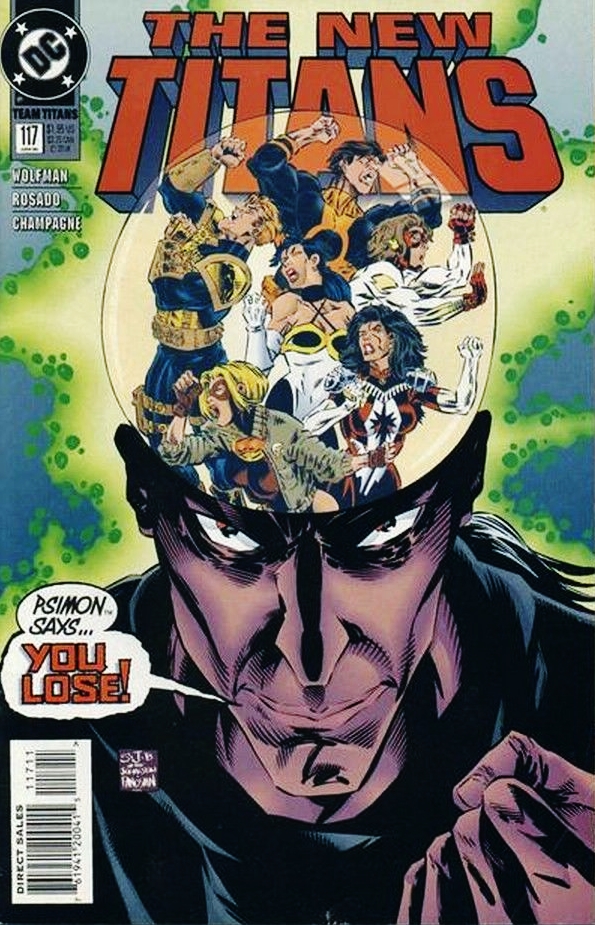 New Titans #117, couverture