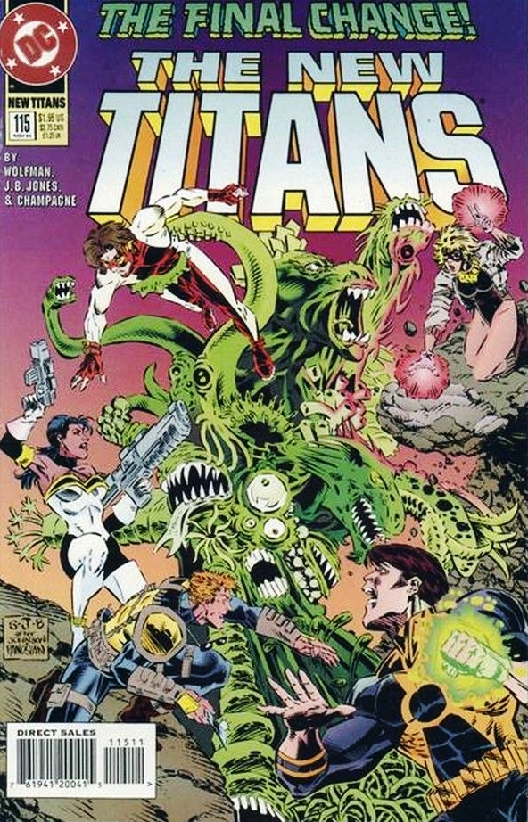 New Titans #115, couverture