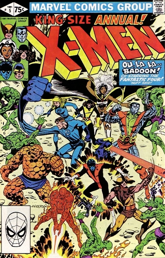 Uncanny X-Men Annual #5, couverture