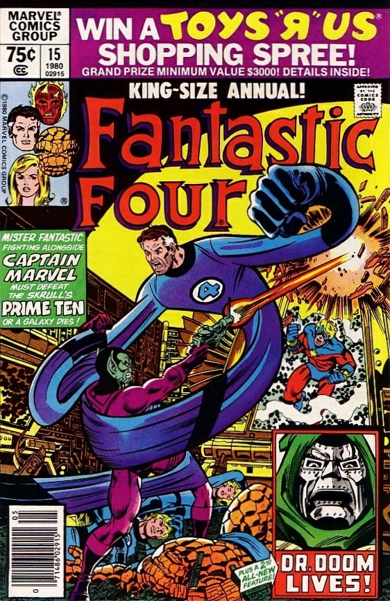 Fantastic Four Annual #15, couverture