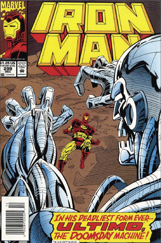 Iron Man #299, couverture