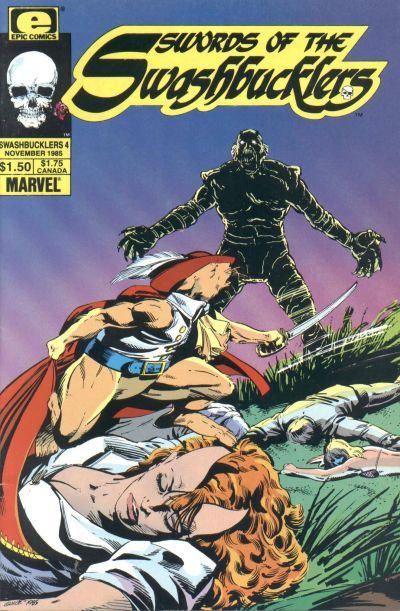 Swords Of The Swashbucklers #4, couverture