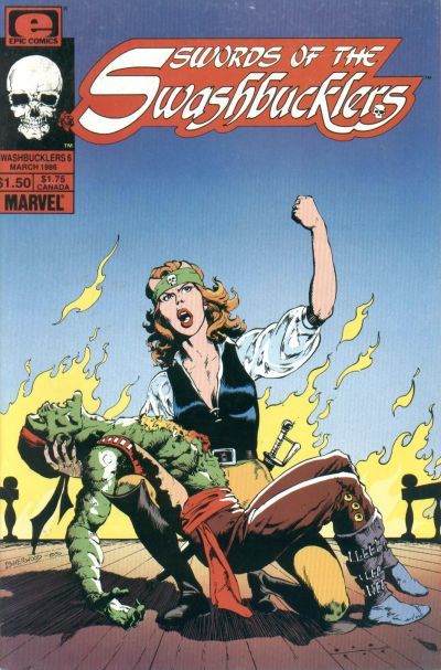 Swords Of The Swashbucklers #6, couverture