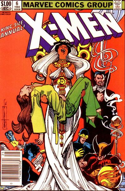 Uncanny X-Men Annual #6, couverture