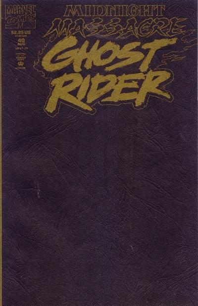 Ghost Rider #40, couverture