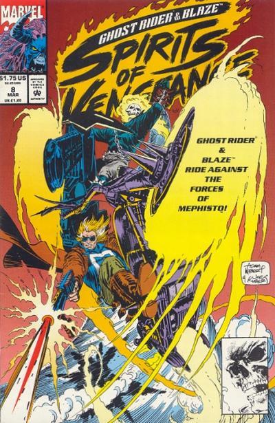 Ghost Rider/Blaze: Spirits Of Vengeance #8, couverture