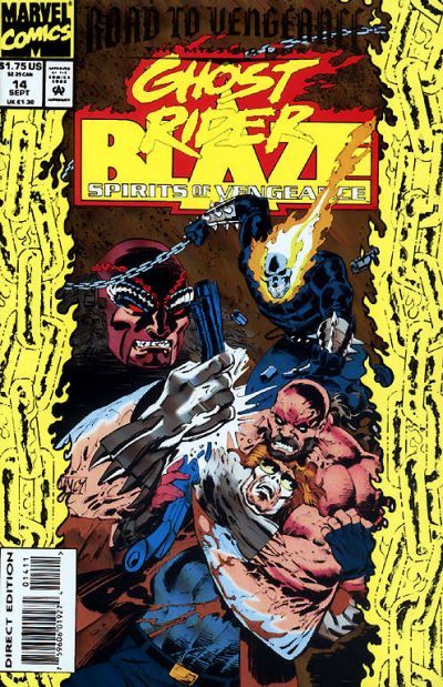 Ghost Rider/Blaze: Spirits Of Vengeance #14, couverture
