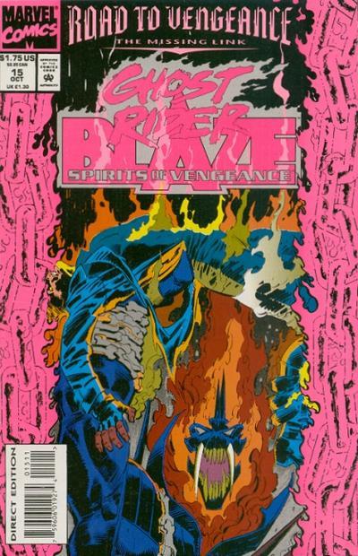 Ghost Rider/Blaze: Spirits Of Vengeance #15, couverture