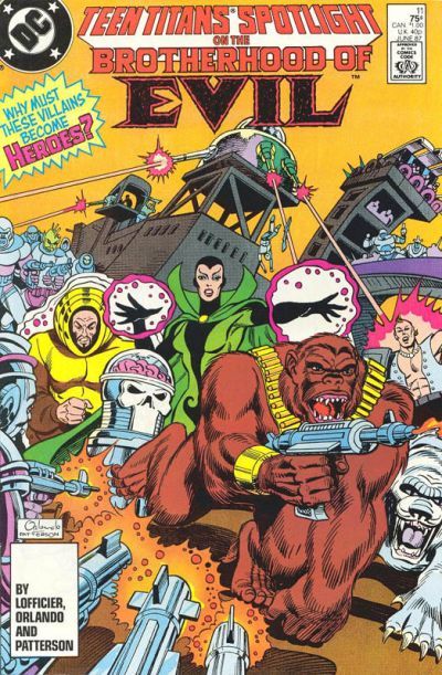 Teen Titans Spotlight #11, couverture