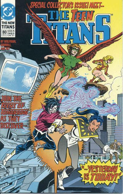 New Titans #80, couverture
