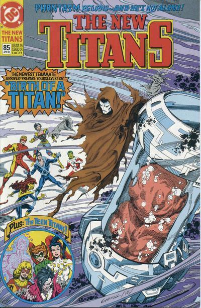 New Titans #85, couverture