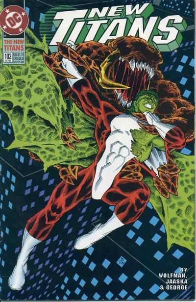 New Titans #102, couverture