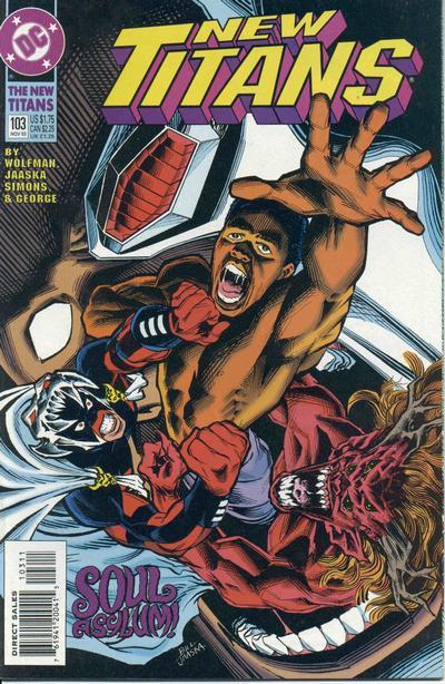 New Titans #103, couverture