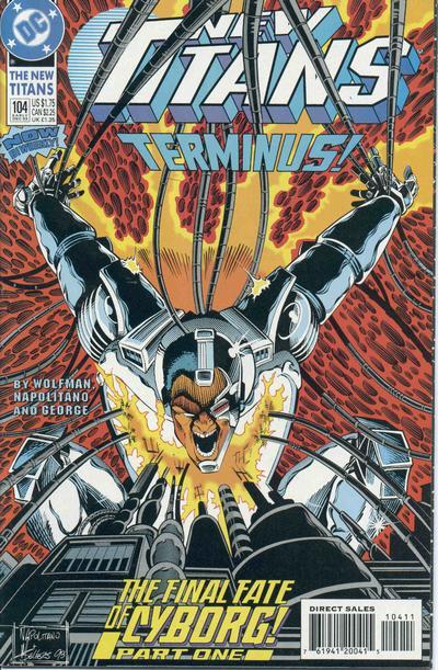 New Titans #104, couverture