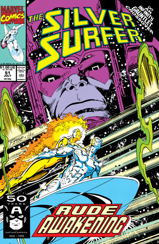 Silver Surfer #51, couverture