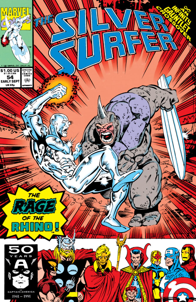 Silver Surfer #54, couverture