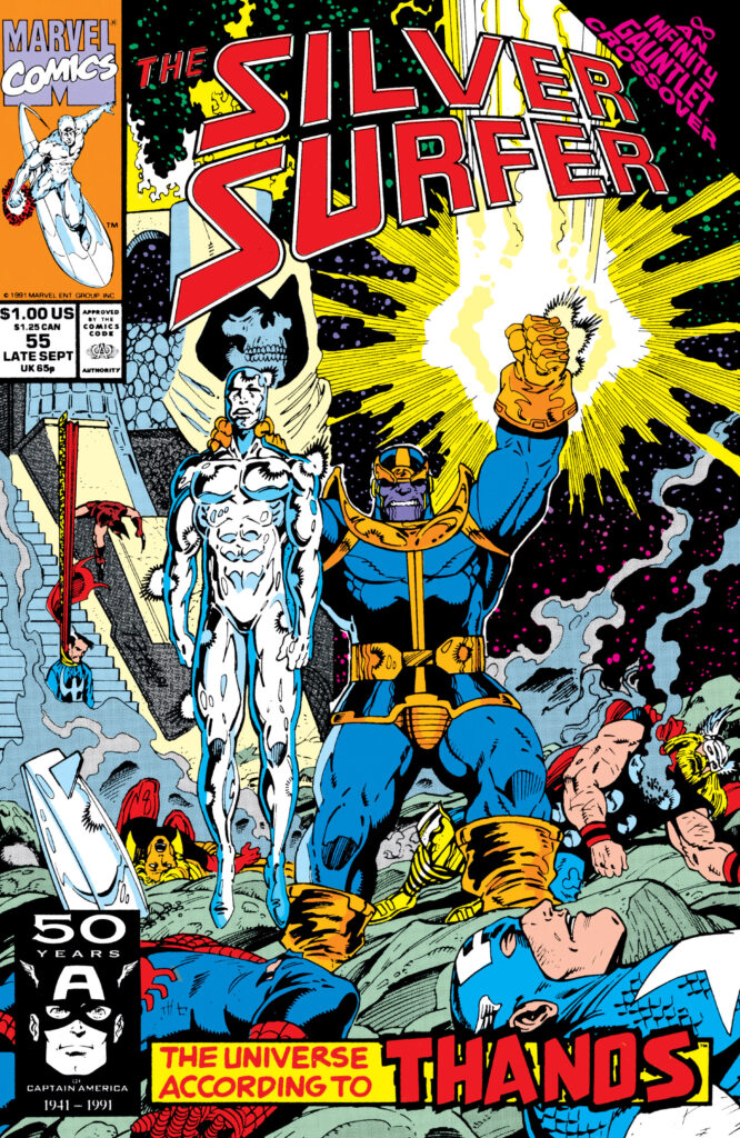 Silver Surfer #55, couverture