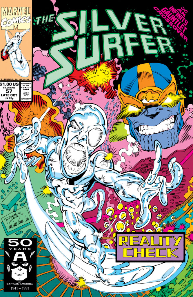 Silver Surfer #57, couverture