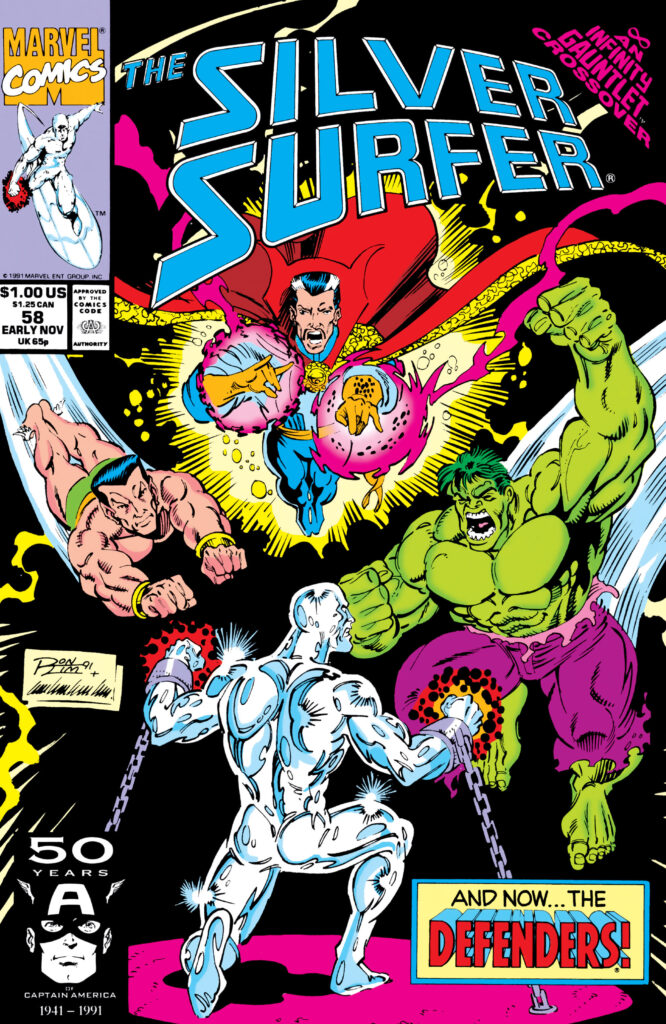 Silver Surfer #58, couverture