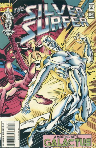 Silver Surfer #102, couverture