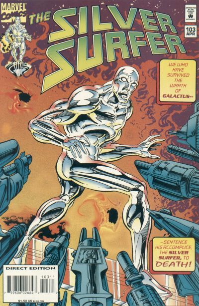 Silver Surfer #103, couverture