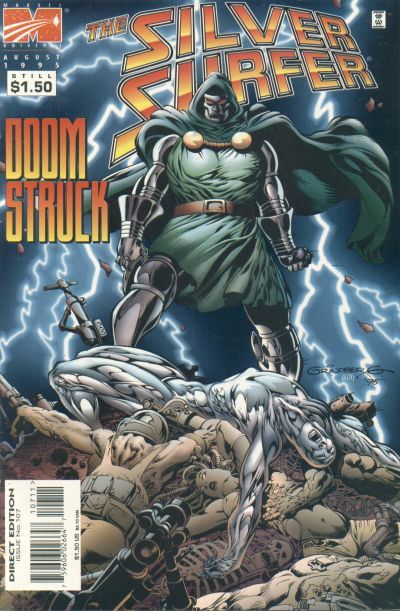 Silver Surfer #107, couverture