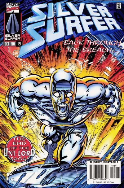 Silver Surfer #121, couverture
