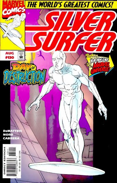 Silver Surfer #130, couverture