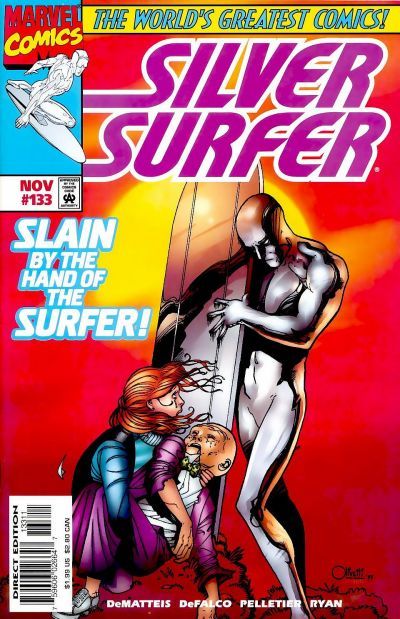 Silver Surfer #133, couverture
