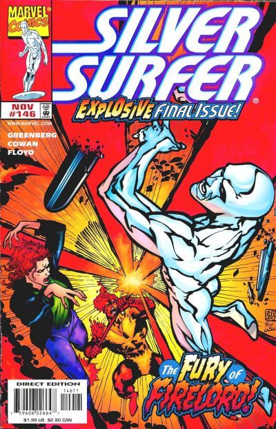 Silver Surfer #146, couverture