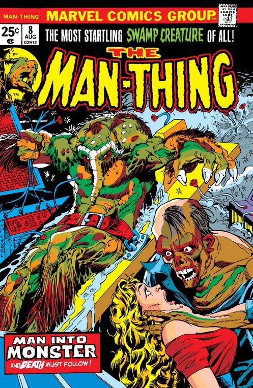 Man-Thing #8, couverture