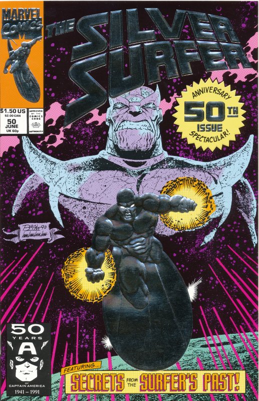 Silver Surfer #50, couverture