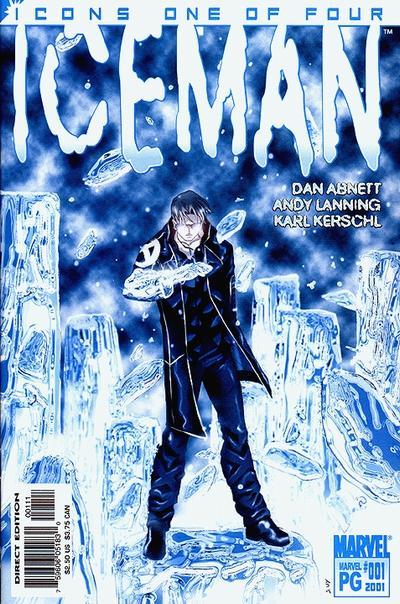 Iceman #1-4 - Complete Set, couverture