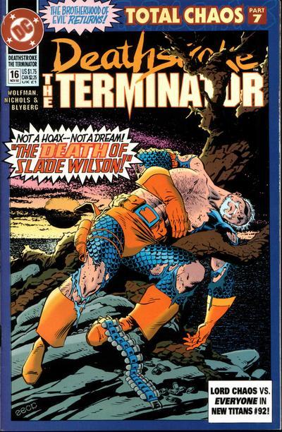 Deathstroke The Terminator #16, couverture