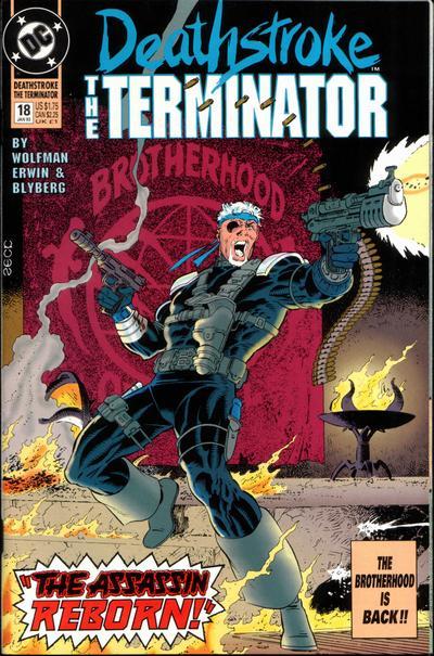 Deathstroke The Terminator #18, couverture